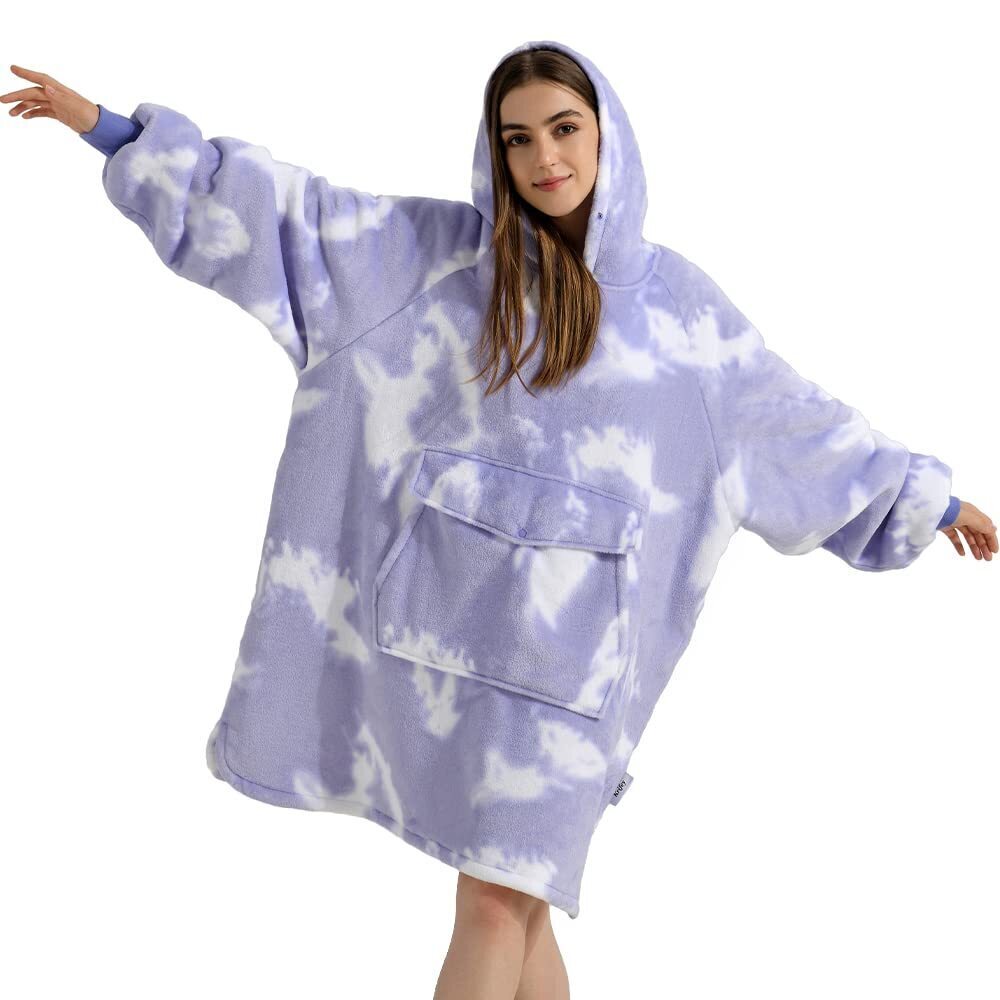 9805 Wearable Blanket, Oversized Sherpa Blanket as Birthday Gifts for Mom